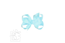 Load image into Gallery viewer, SCALLOPED EDGE BOW: Hot Pink / 5.5" Extra Large - 2.25" Ribbon on Alligator Clip