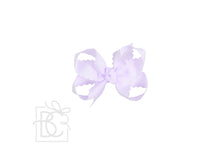 Load image into Gallery viewer, SCALLOPED EDGE BOW: Hot Pink / 5.5" Extra Large - 2.25" Ribbon on Alligator Clip