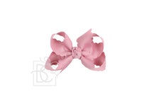 Load image into Gallery viewer, SCALLOPED EDGE BOW: Hot Pink / 5.5" Extra Large - 2.25" Ribbon on Alligator Clip