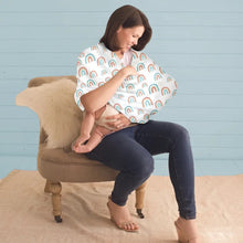 Load image into Gallery viewer, Mom Boss™ 4-in-1 Multi-Use Nursing & Shopping Cover - Neutral Rainbow