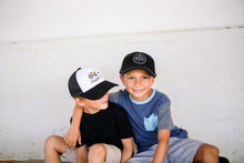 Load image into Gallery viewer, Tiny Trucker Co. BRO Black Trucker Hat
