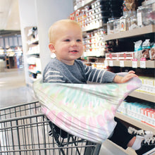 Load image into Gallery viewer, Mom Boss™ 4-in-1 Multi-Use Nursing & Shopping Cover - Rainbow Tie Dye