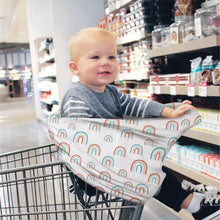 Load image into Gallery viewer, Mom Boss™ 4-in-1 Multi-Use Nursing & Shopping Cover - Neutral Rainbow