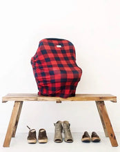 Load image into Gallery viewer, Mom Boss™ 4-in-1 Multi-Use Nursing & Shopping Cover - Buffalo Plaid