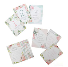 Load image into Gallery viewer, Floral Itzy Moments™ Double-Sided Milestone Cards

