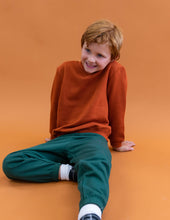Load image into Gallery viewer, Kids Long Sleeve Sweatshirt Basics Back to School Kids: ORANGE / 5 Year
