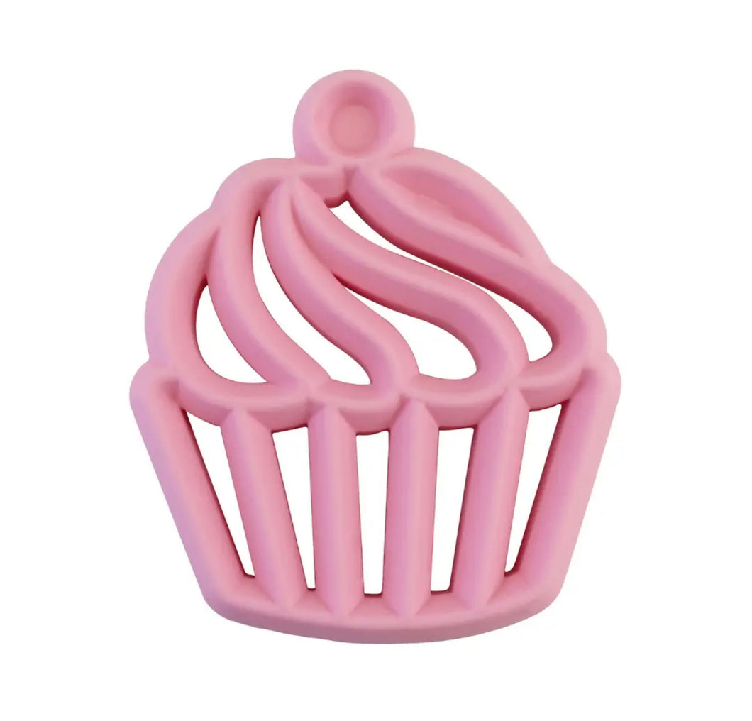 Itzy Ritzy Chew Crew™ Silicone Baby Teethers Cupcake