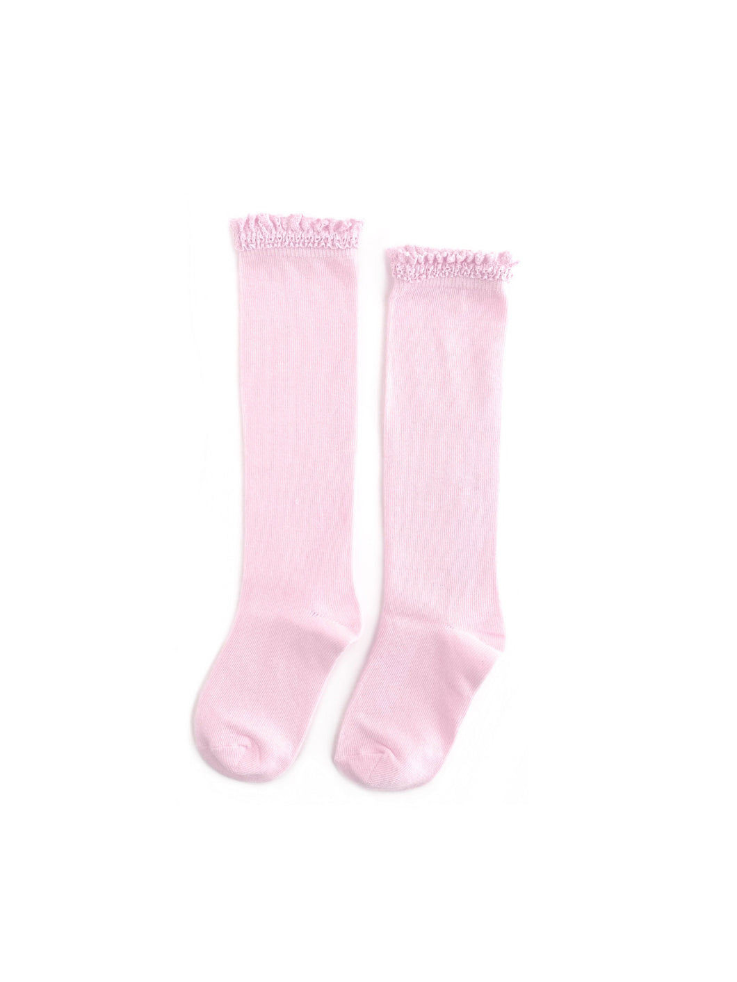 Little Stocking Co. Cotton Candy Lace Top Knee Highs