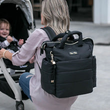 Load image into Gallery viewer, Dream Convertible™ Midnight Black Diaper Bag

