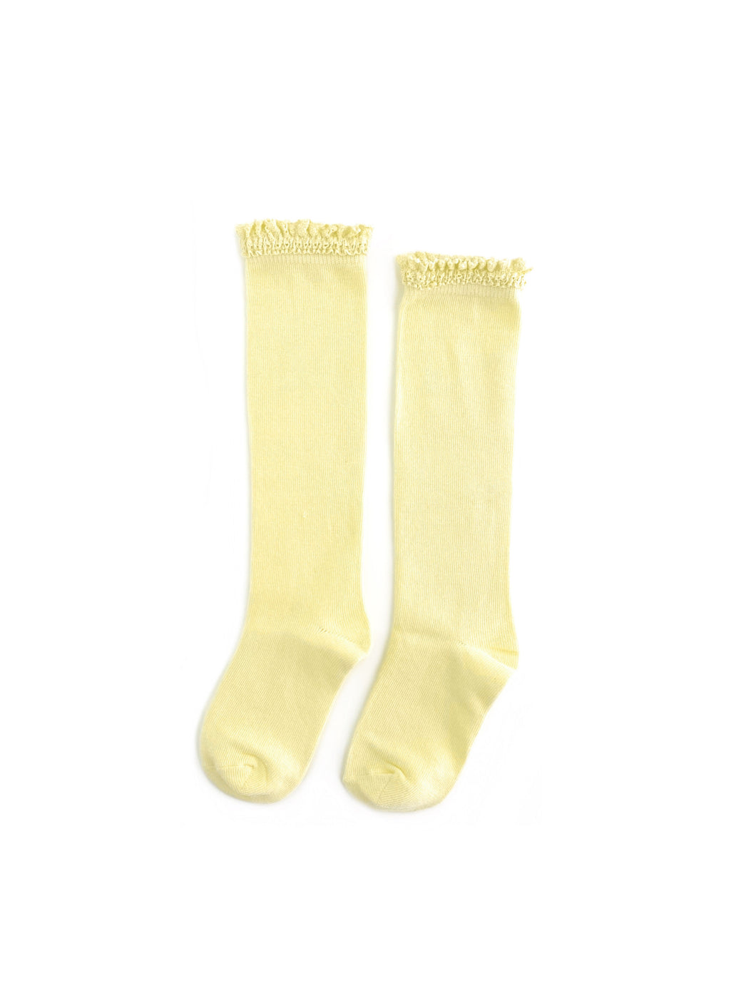 Little Stocking Co. Lemonade Lace Top Knee Highs