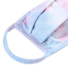 Load image into Gallery viewer, Tie Dye Reusable Face Mask Pink Denim - Children’s
