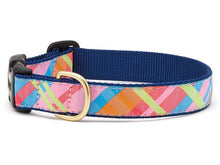 Load image into Gallery viewer, Pink Madras Dog Collar

