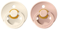 Load image into Gallery viewer, BIBS Pacifier 2 Pack Blush/Ivory
