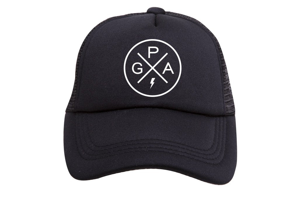 Tiny Trucker Co. GPA X™ Black Trucker Hat