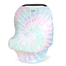 Load image into Gallery viewer, Mom Boss™ 4-in-1 Multi-Use Nursing &amp; Shopping Cover - Rainbow Tie Dye
