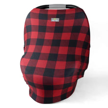 Load image into Gallery viewer, Mom Boss™ 4-in-1 Multi-Use Nursing &amp; Shopping Cover - Buffalo Plaid
