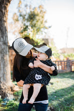 Load image into Gallery viewer, Tiny Trucker Co. Baby X™ (Grey &amp; Black) Trucker Hat
