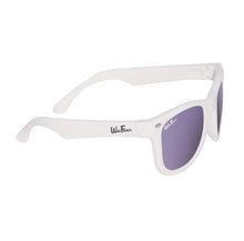 Load image into Gallery viewer, Polarized WeeFarers - White w/ Purple
