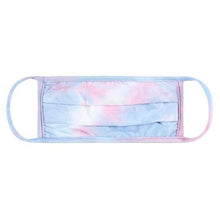 Load image into Gallery viewer, Tie Dye Reusable Face Mask Pink Denim - Children’s

