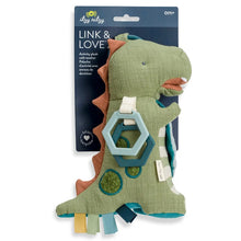 Load image into Gallery viewer, Link &amp; Love™ Dino Activity Plush with Teether Toy
