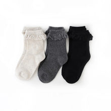 Load image into Gallery viewer, Little Stocking Co. Midnight Midi 3 pack
