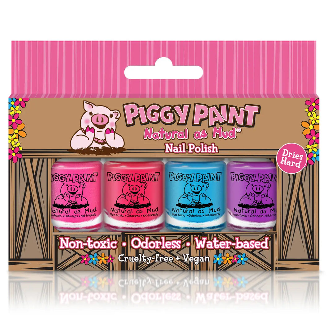 Piggy Paint 0.25 oz. 4 Polish Box Set