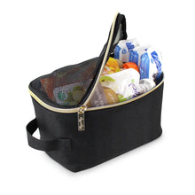Load image into Gallery viewer, Itzy Ritzy Black &amp; Gold Pack Like a Boss™ Diaper Bag Packing Cubes
