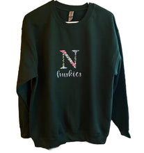 Load image into Gallery viewer, Embroidered School Spirit Floral Sweatshirt

