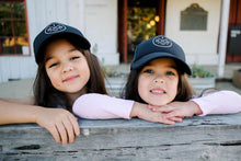 Load image into Gallery viewer, Tiny Trucker Co. SIS X™ Black Trucker Hat
