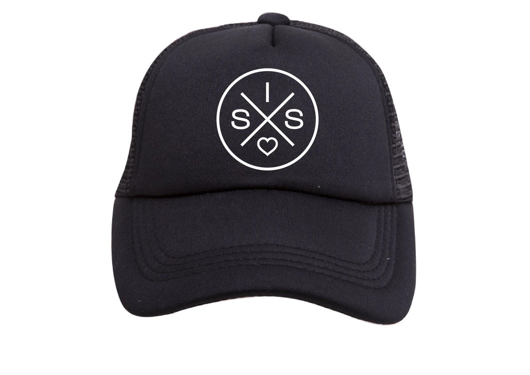 Tiny Trucker Co. SIS X™ Black Trucker Hat