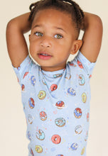 Load image into Gallery viewer, Blue Donut Bamboo Kids Short Set
