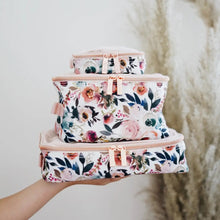 Load image into Gallery viewer, Itzy Ritzy Blush Floral Pack Like a Boss™ Diaper Bag Packing Cubes
