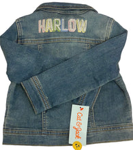 Load image into Gallery viewer, Embroidered Jean Jacket
