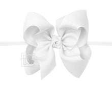 Load image into Gallery viewer, 5.5&quot; Huge Grosgrain Bow with 1/4&quot; Pantyhose Headband
